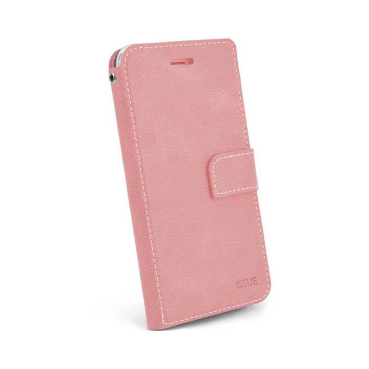 Защитен капак Hana Issue за Huawei P40 Lite E, Розов тип Портфейл