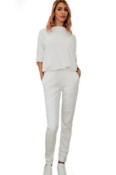 Trening de catifea Evoque, Alb Trening de catifea Evoque, Alb