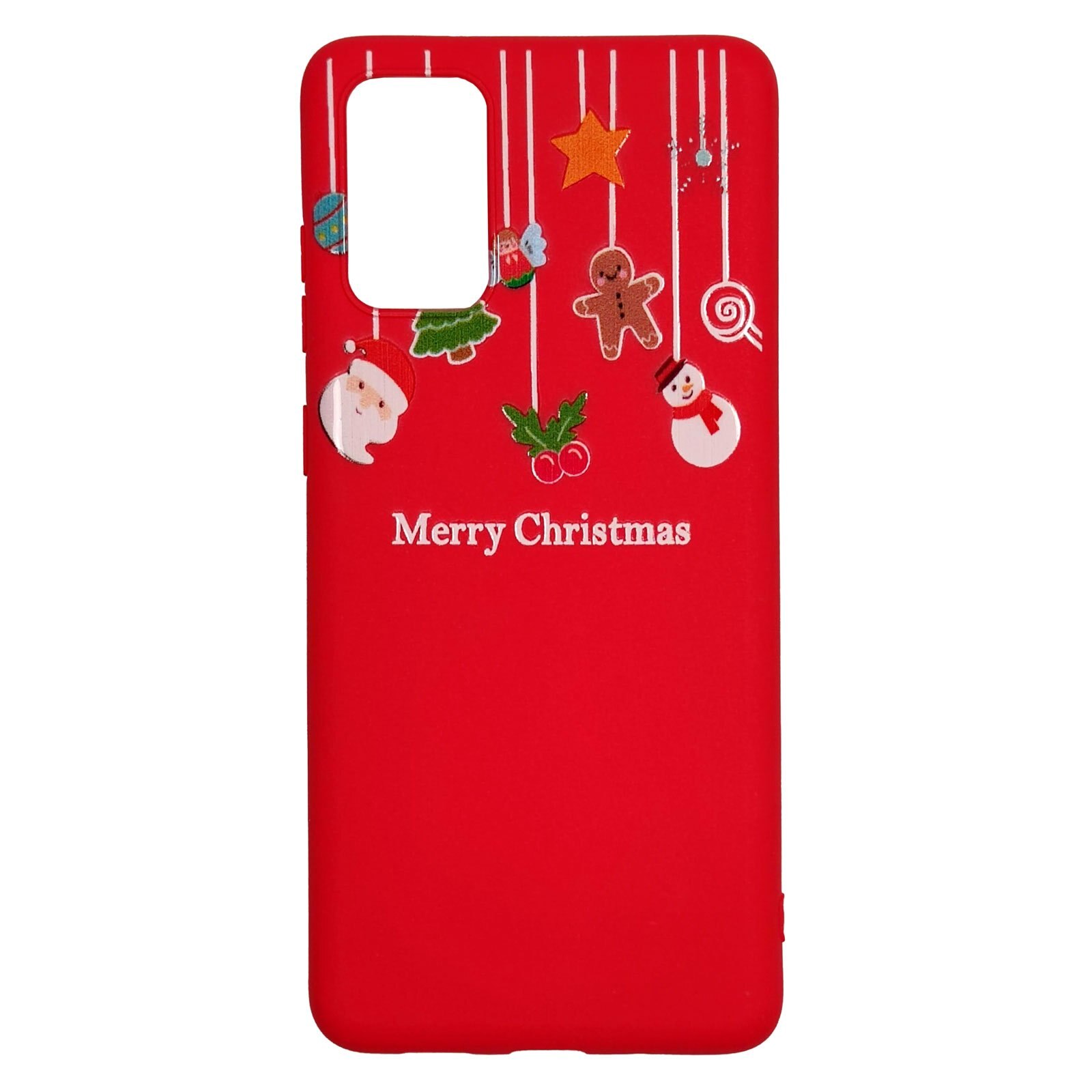 Husa Craciun Samsung Galaxy S20 Plus model Merry Christmas, Silicon, Antisoc, Viceversa Rosu