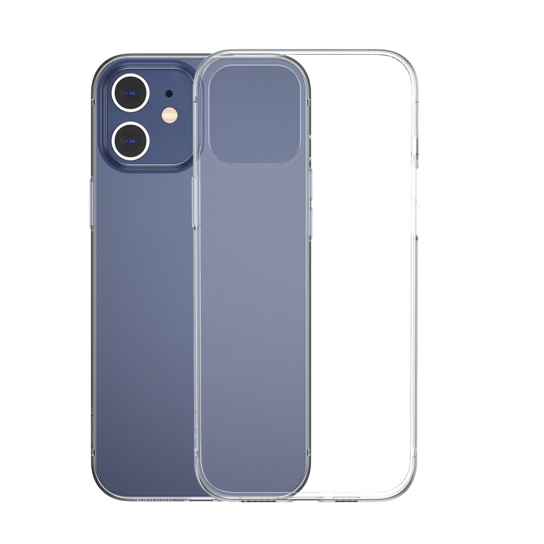 Husa silicon Apple iPhone 12 Mini Matte, Antisoc, TPU, Viceversa Transparent