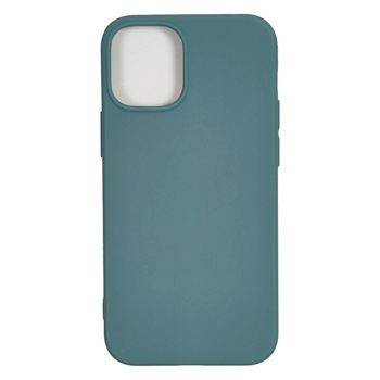 Husa silicon Apple iPhone 12 Mini Matte, Antisoc, TPU, Viceversa Gri/Albastru Husa silicon Apple iPhone 12 Mini Matte, Antisoc, TPU, Viceversa Gri/Albastru