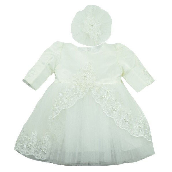 Rochie eleganta pentru fete Colibri RBC1-C, Crem, 86 cm