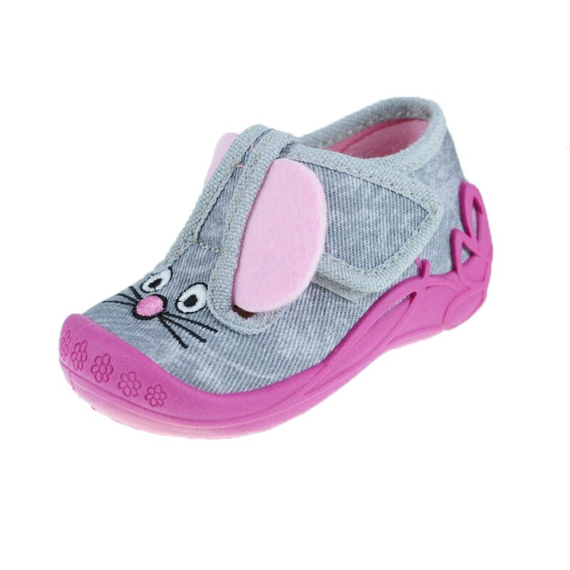 Pantofi din panza pentru fete 3F F3-26, Gri