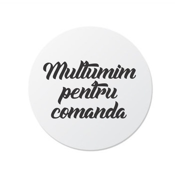 Etichete MULTUMIM, 100 buc, PVC, 3x3 cm Etichete MULTUMIM, 100 buc, PVC, 3x3 cm