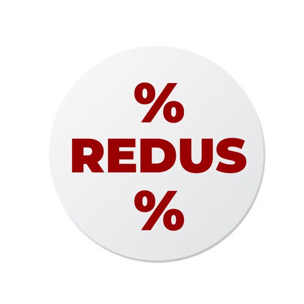 Etichete REDUS, 100 buc, PVC, 3x3 cm