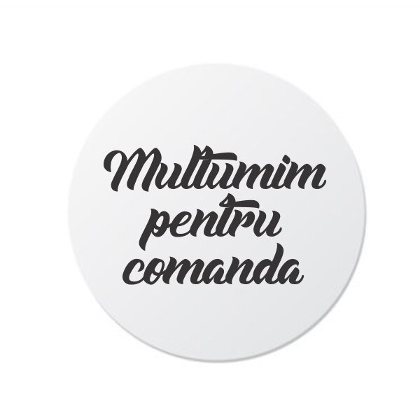 Etichete MULTUMIM, 100 buc, PVC, 20x20 cm