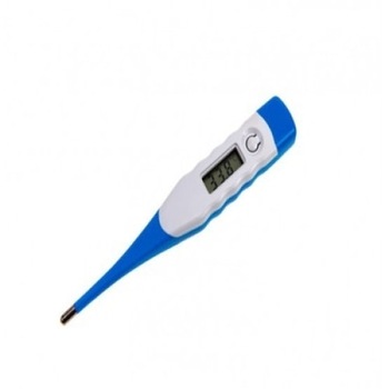Termometru digital Romed, Olanda, indicator sonor, rezistent la apa, flexibil, Display LCD, cutie , Albastru/Alb Termometru digital Romed, Olanda, indicator sonor, rezistent la apa, flexibil, Display LCD, cutie , Albastru/Alb
