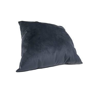 Perna Decorativa, Catifea Lux, Antracit, 45x45cm Perna Decorativa, Catifea Lux, Antracit, 45x45cm