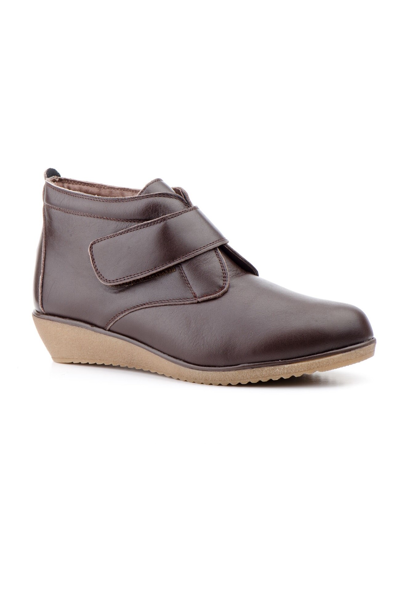 Ghete Dama cu inchidere Velcro Jam 397, Maro