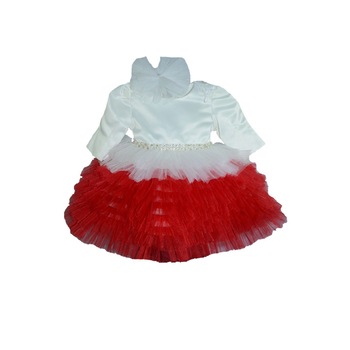 Set 2 piese pentru fete Colibra 1062A, Alb, 68 cm Set 2 piese pentru fete Colibra 1062A, Alb, 68 cm