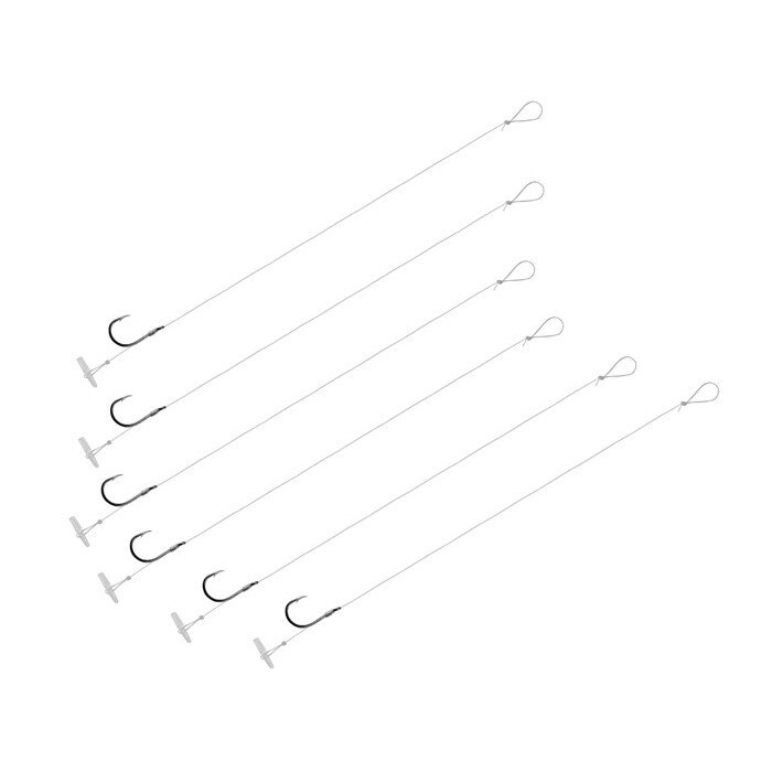 Plic 6 Carlige legate Model FLR Quickstop Lungime 8cm Marime #8