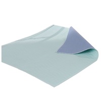 aleza impermeabila lavabila  protectie pentru pat cearceaf absorbant rezistent la sute de spalari 90x85cm cu aripioare pentru stabilizare pe pat culoare albastru imagen 4_0_
0