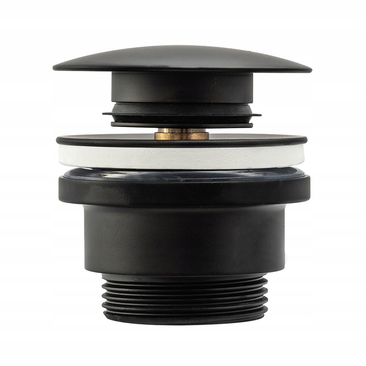 Изпускателен клапан Rea Klik-Klak, Универсален, Черен