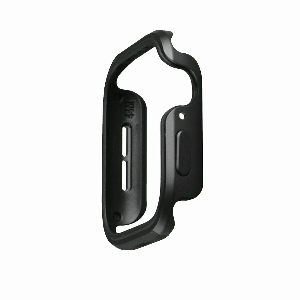 Husa Uniq Valencia din Silicon&Aluminiu pentru Apple Watch Seria 4/5/6/SE (44mm), Negru