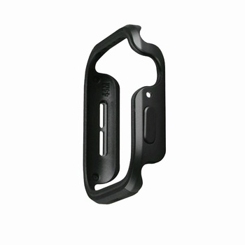 Husa Uniq Valencia din Silicon&Aluminiu pentru Apple Watch Seria 4/5/6/SE (44mm), Negru Husa Uniq Valencia din Silicon&Aluminiu pentru Apple Watch Seria 4/5/6/SE (44mm), Negru