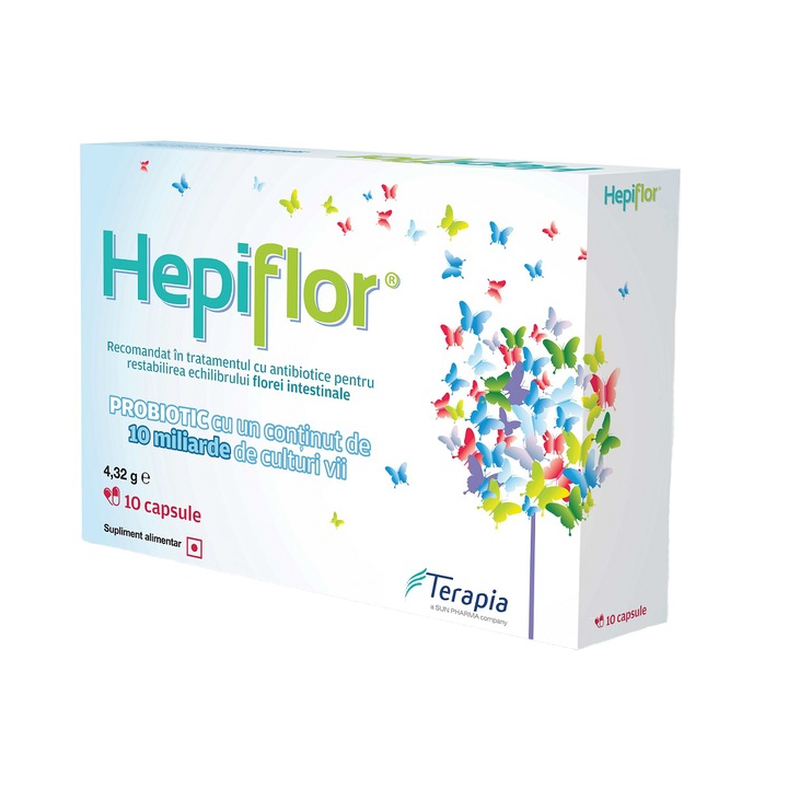 Hepiflor adulti Terapia, 10 капсули
