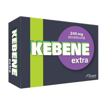 Kebene Extra Simeticona 240 mg Terapia, 30 capsule Kebene Extra Simeticona 240 mg Terapia, 30 capsule