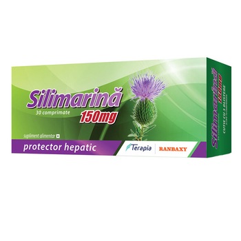 Silimarina 150 Mg Terapia, 30 comprimate Silimarina 150 Mg Terapia, 30 comprimate