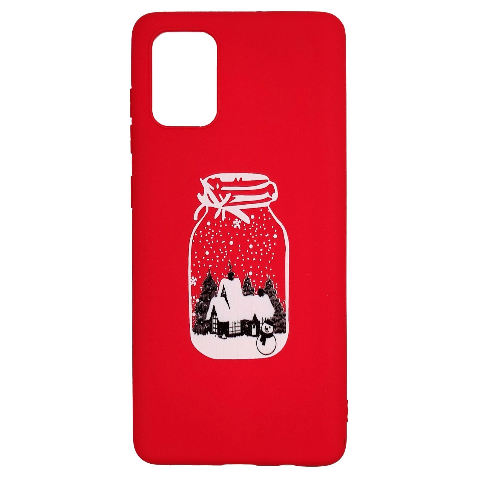 Husa Craciun Samsung Galaxy A71 model Christmas Bottle, Silicon, Antisoc, Viceversa Multicolor