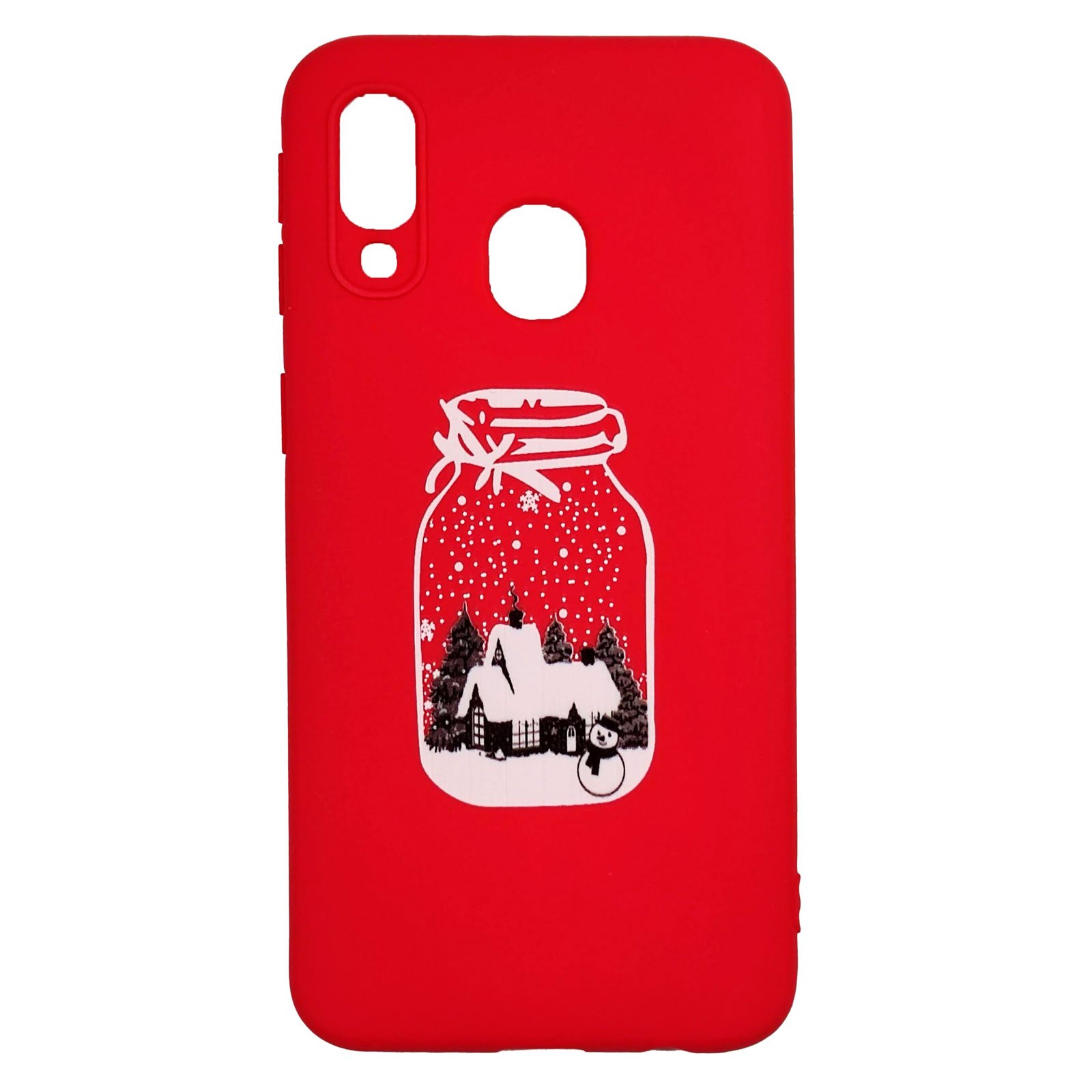 Husa Craciun Samsung Galaxy A20e model Christmas Bottle, Silicon, Antisoc, Viceversa Multicolor