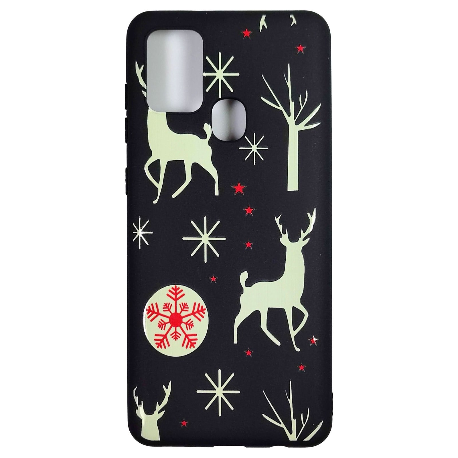 Husa Craciun Samsung Galaxy A21s model Christmas Reindeers, Silicon, Antisoc, Viceversa Multicolor