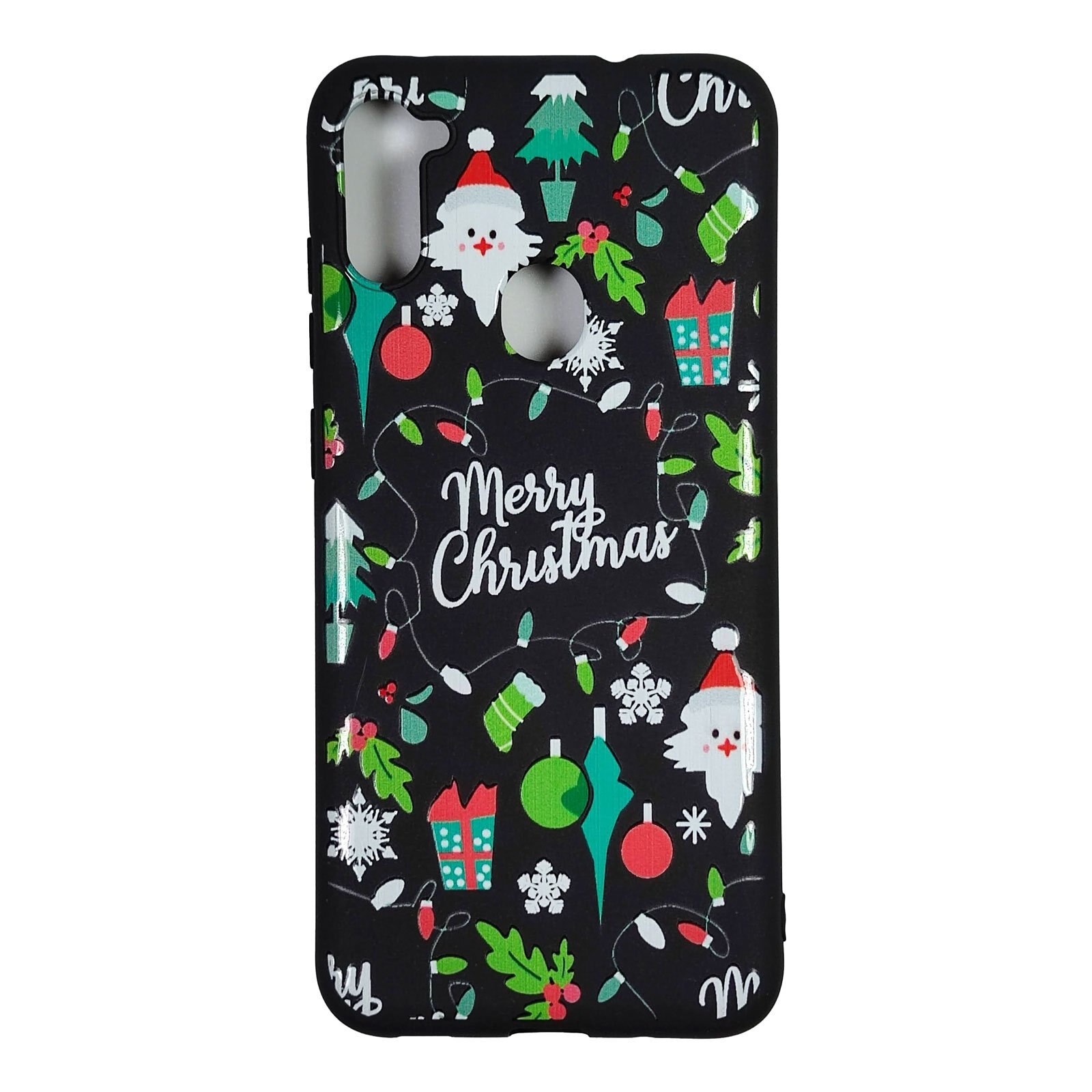 Husa Craciun Samsung Galaxy A11 model Christmas Decorations, Silicon, Antisoc, Viceversa Multicolor