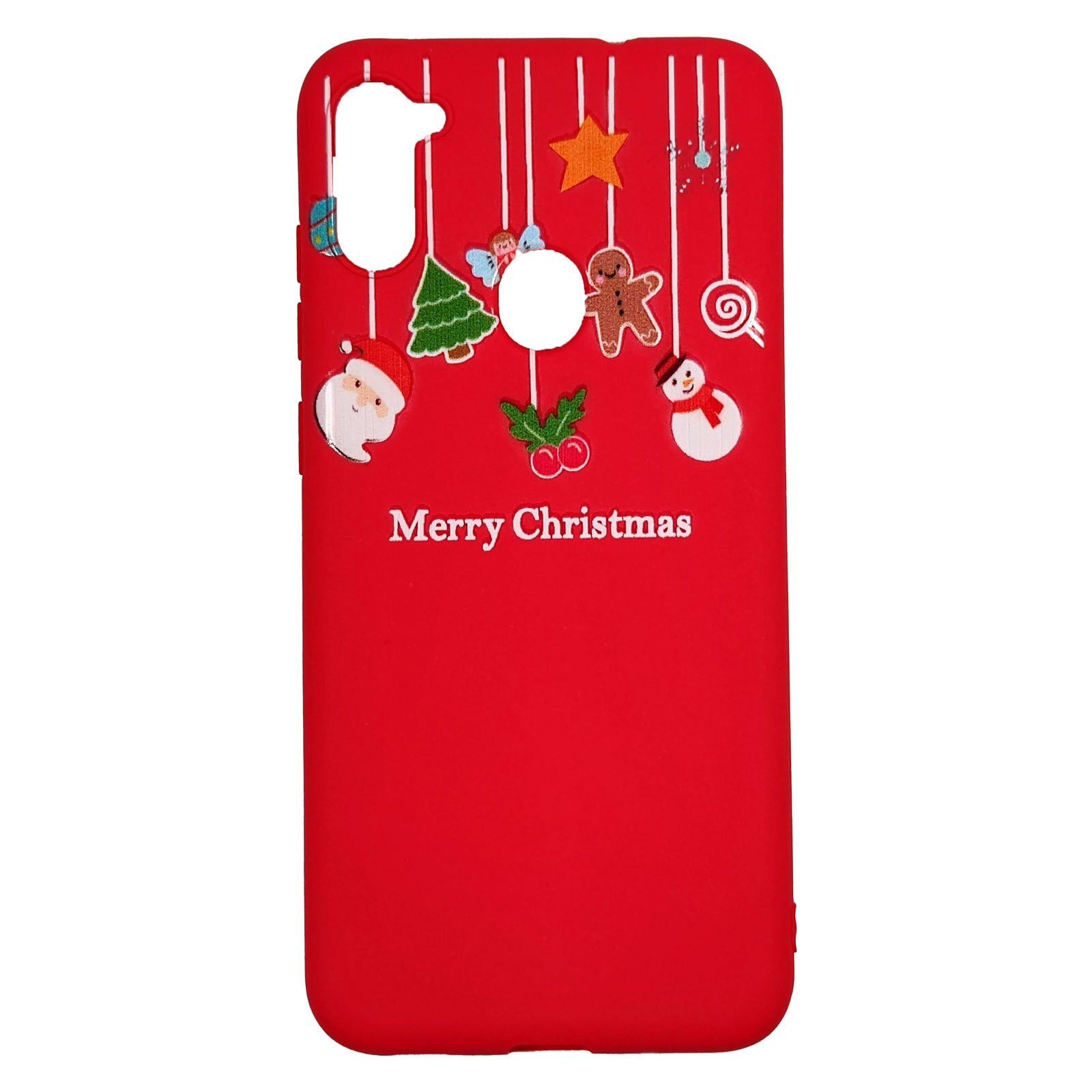 Husa Craciun Samsung Galaxy A11 model Merry Christmas, Silicon, Antisoc, Viceversa Multicolor