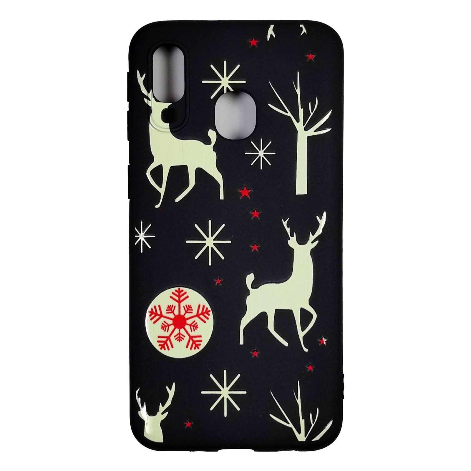 Husa Craciun Samsung Galaxy A40 model Reindeers, Silicon, Antisoc, Viceversa Multicolor