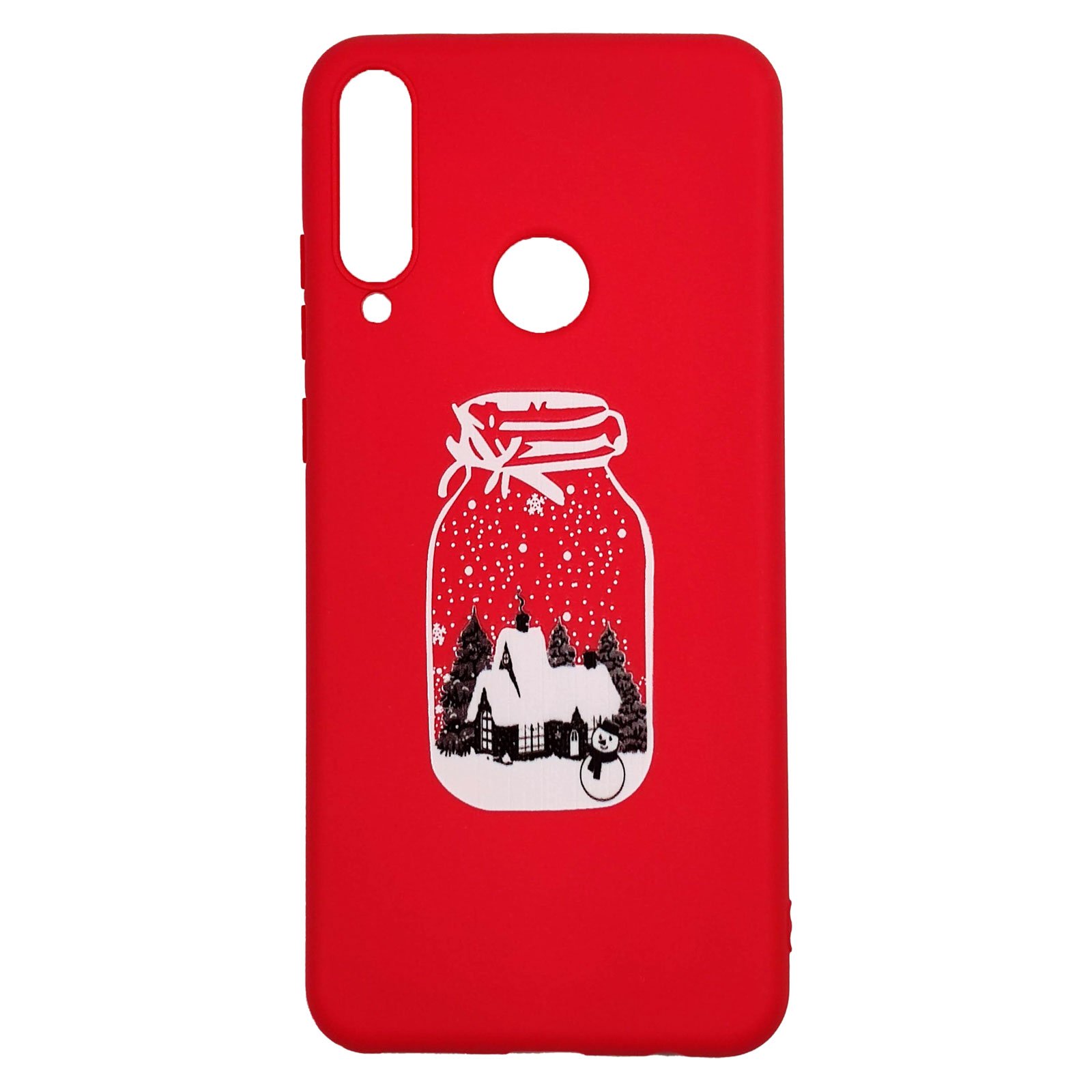 Husa Craciun Huawei Y6P model Christmas Bottle, Silicon, Antisoc, Viceversa Multicolor