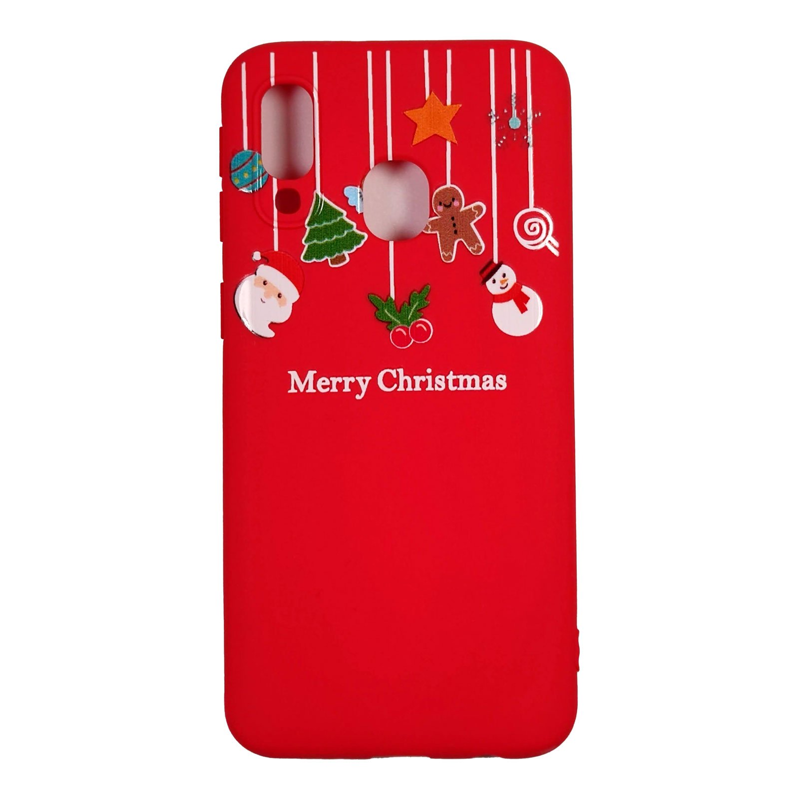 Husa Craciun Samsung Galaxy A20e model Happy Holidays, Silicon, Antisoc, Viceversa Multicolor