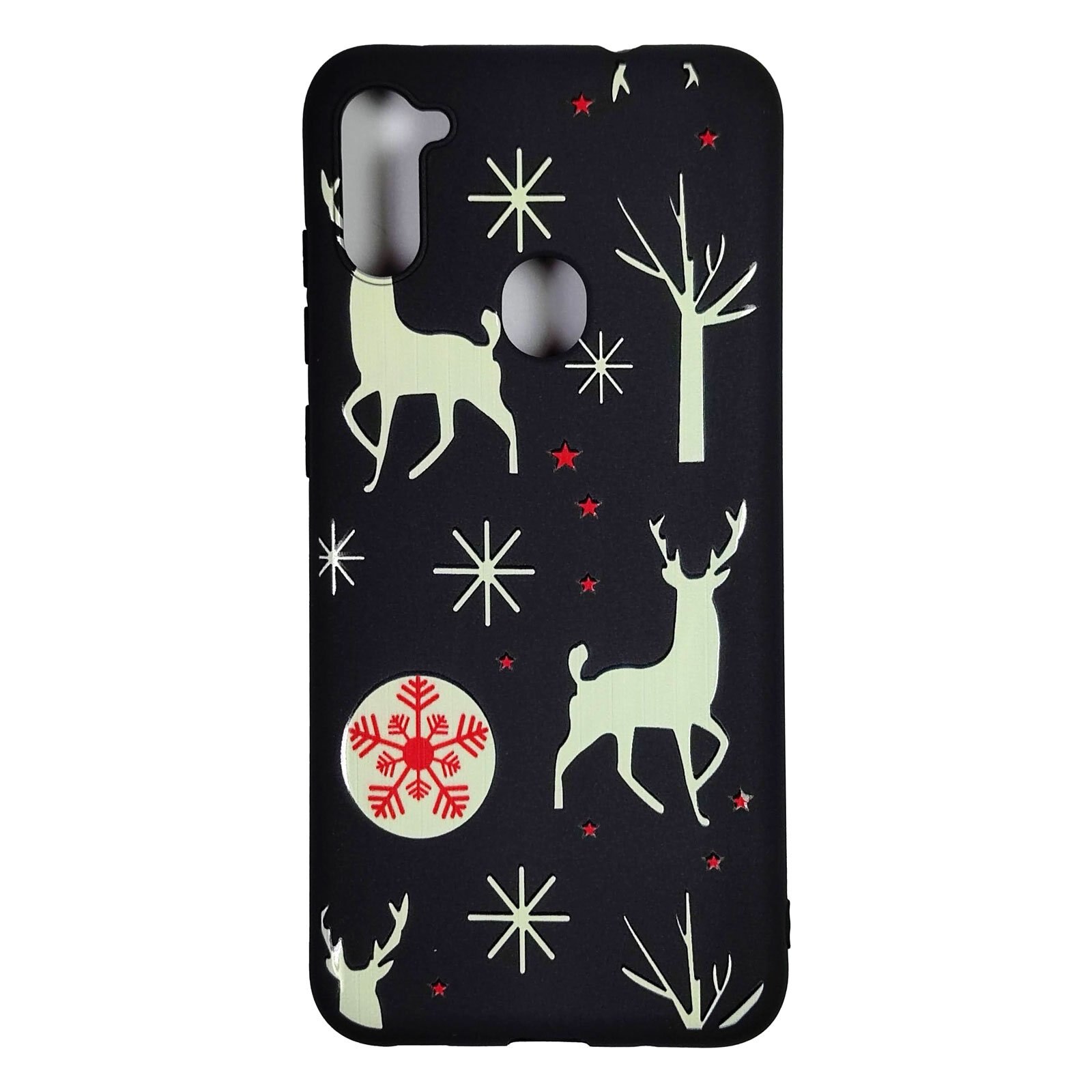 Husa Craciun Samsung Galaxy A11 model Christmas Reindeers, Silicon, Antisoc, Viceversa Multicolor