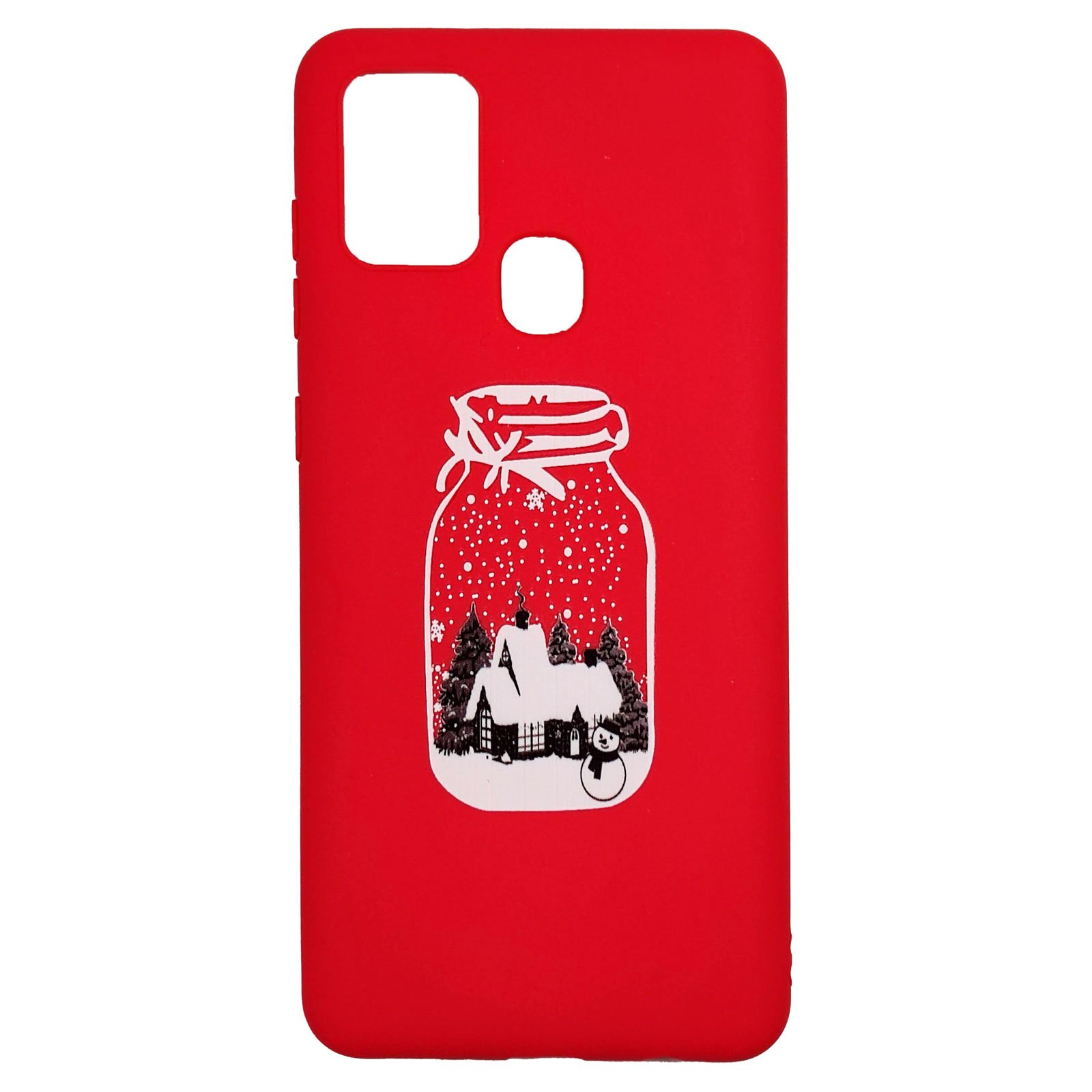 Husa Craciun Samsung Galaxy A21s model Christmas Bottle, Silicon, Antisoc, Viceversa Multicolor