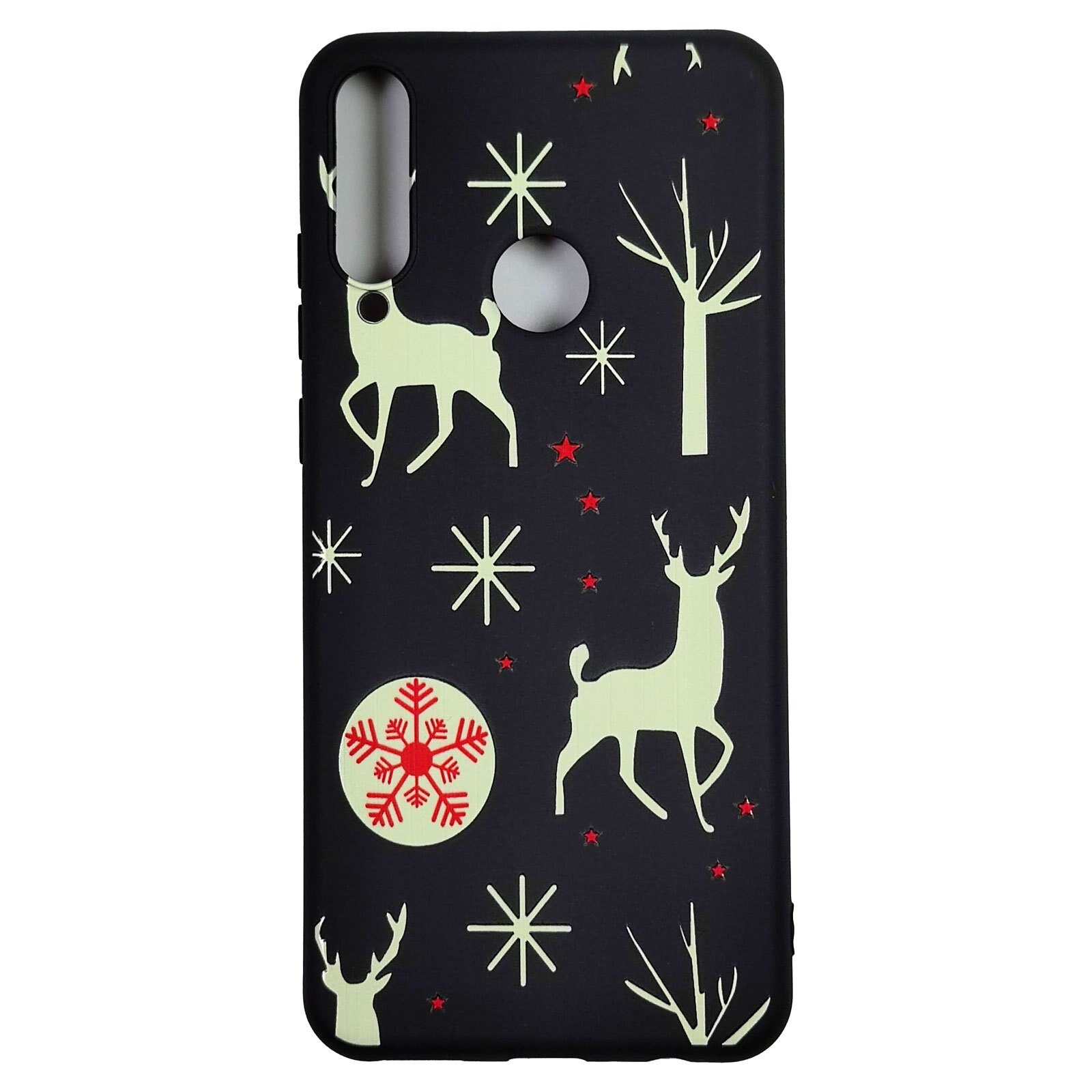 Husa Craciun Huawei Y6P model Christmas Reindeers, Silicon, Antisoc, Viceversa Multicolor