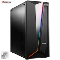 Sistem Desktop PC Gaming Serioux Powered by ASUS cu procesor Intel® Core™ i5-10400F pana la 4.30GHz, 16GB DDR4, 500GB SSD, GeForce® GTX 1650 4GB GDDR6
