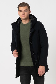 superdry palton din amestec de lana cu gluga bleumarin imagen 42_0_
0