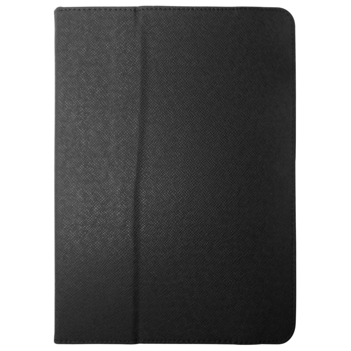 Husa cu stand universala reglabila Orbi neagra (interior bleu) pentru tablete de 9 - 10 inch