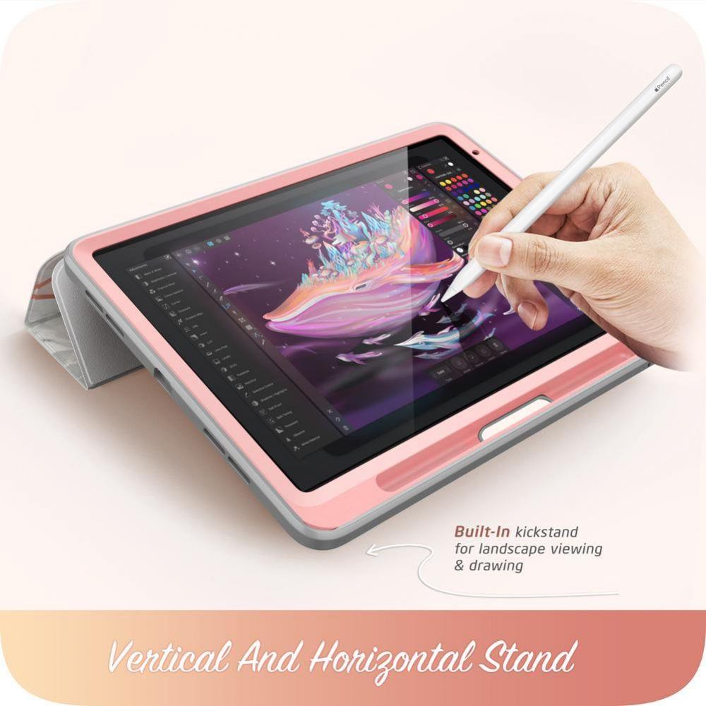 Husa iPad Air 4 2020 Supcase Cosmo Pencil Marble