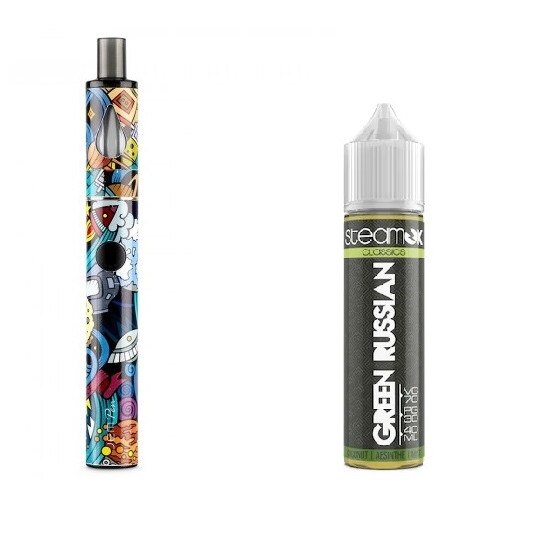 Set Tigara Electronica Innokin Jem Pen ,1000mAh ,2ml ,Cosmos + Lichid SteamOK, Coffee House, 40ml
