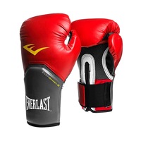 Manusi box Everlast Pro Style Elite, PU, marimea 14 Oz, Rosu/Gri