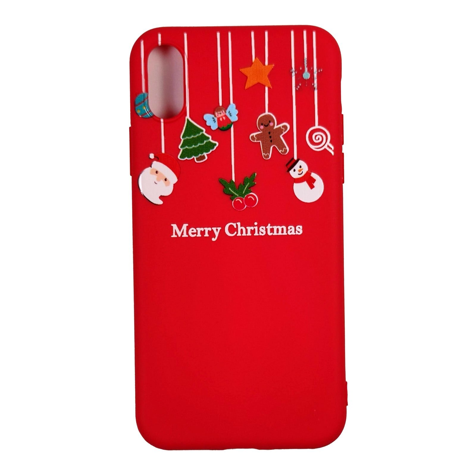 Husa Craciun Apple iPhone XS model Merry Christmas, Silicon, Antisoc, Viceversa Multicolor