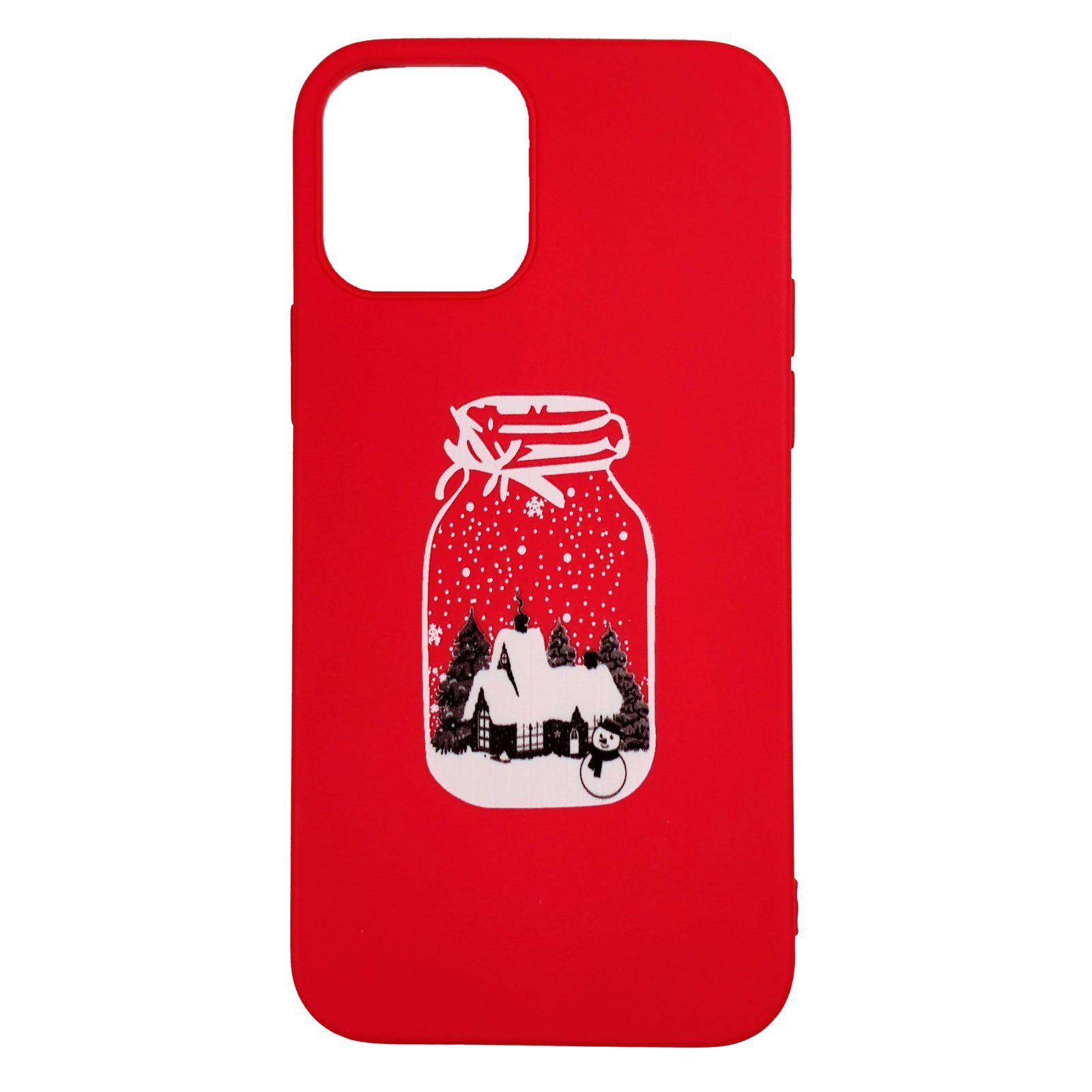 Husa Craciun Apple iPhone 12 model Christmas Bottle, Silicon, Antisoc, Viceversa Multicolor
