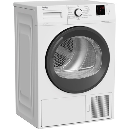 Uscator de rufe Beko DF7412PA, 7 kg, Clasa A++, Pompa de caldura, EcoSense, EcoGentle, Ajustare nivel de uscare, Alb