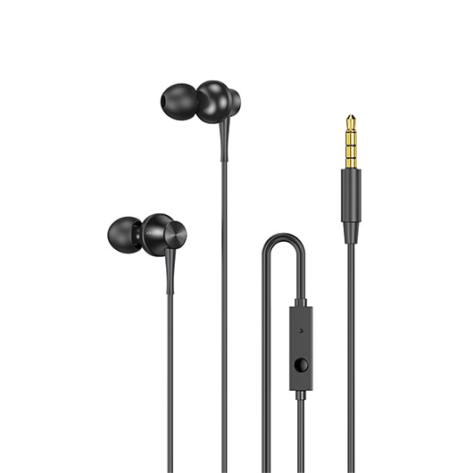 Casti audio In-Ear sport cu fir Awei, Jack 3.5mm, Stereo, Microfon incorporat, 99dB, Negru