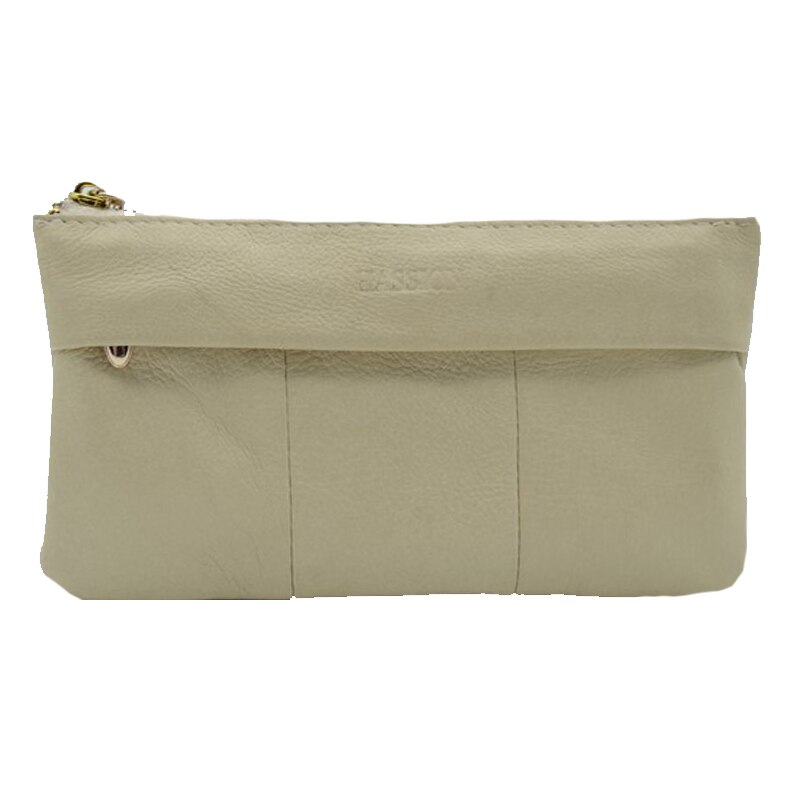 Portofel din piele pentru dama Hassion PPS-4, Crem