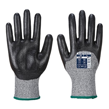 Manusi Cut 3/4 Nitrile Foam , Large , Negru Manusi Cut 3/4 Nitrile Foam , Large , Negru