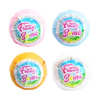 set 4 bombe de baie efervescente fizzy bomb 720g diverse culori si arome cu unt de shea si aromaterapie imagen 27_0_
0
