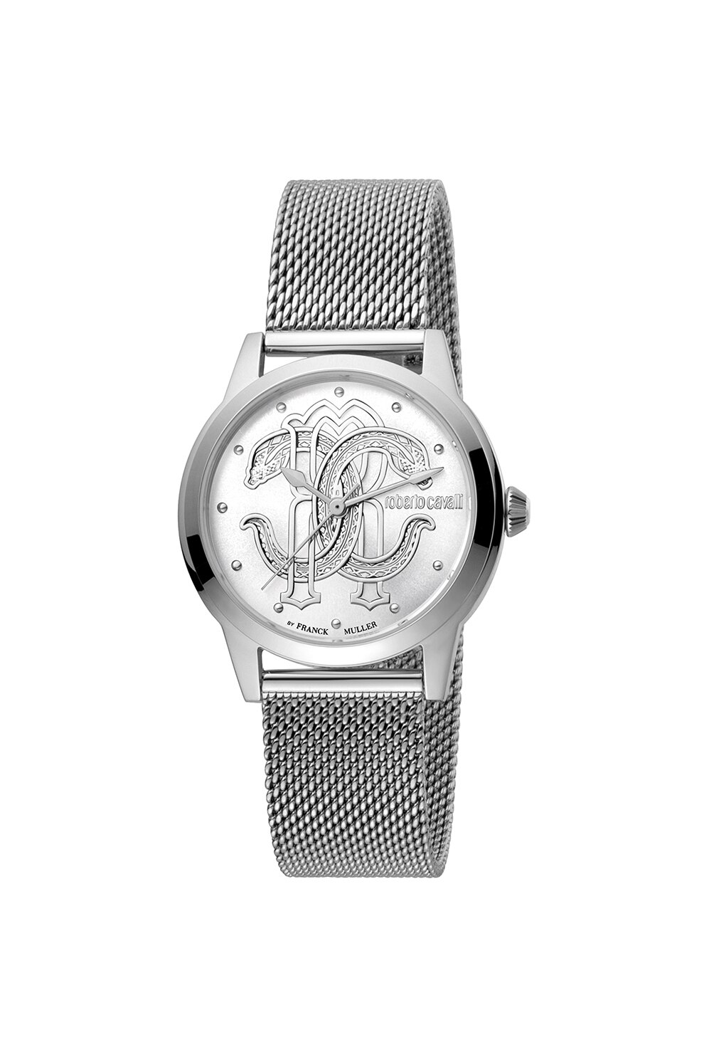 Roberto Cavalli, Ceas quartz din otel inoxidabil, Argintiu