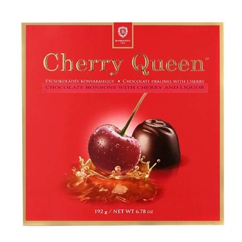 Bomboane de ciocolata Roshen Cherry Queen cu visine intregi si lichior de visine, 192 g Bomboane de ciocolata Roshen Cherry Queen cu visine intregi si lichior de visine, 192 g