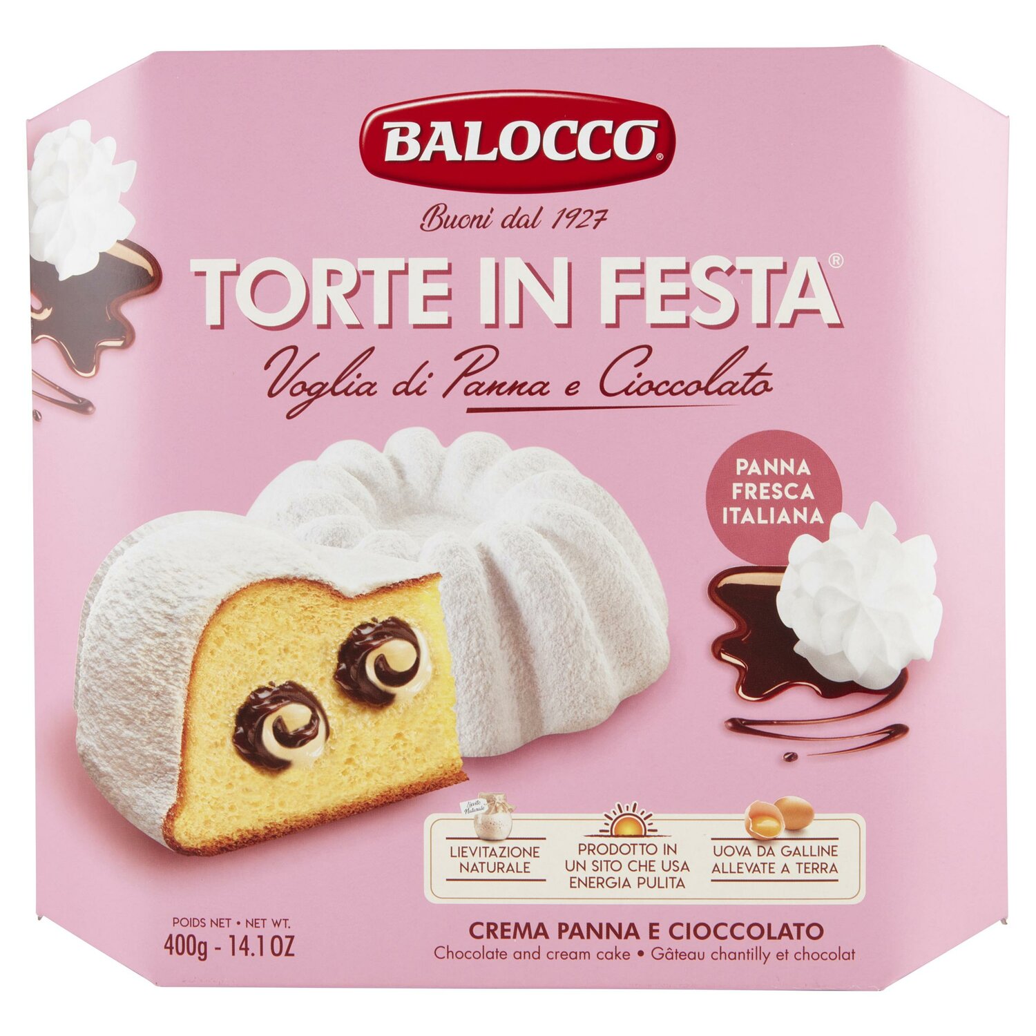 Prajitura cu crema de ciocolata Torte in Festa Balocco 400g