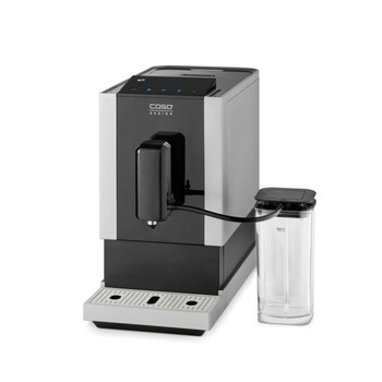 Espressor professional 2 in 1 Caso Germany, Cafe Crema Touch, rasnita cafea incorporata, capacitate 1.2 l, presiune 19 bar, compact, functie keep warm, oprire automata, timer, afisaj LCD, negru/argintiu Espressor professional 2 in 1 Caso Germany, Cafe Crema Touch, rasnita cafea incorporata, capacitate 1.2 l, presiune 19 bar, compact, functie keep warm, oprire automata, timer, afisaj LCD, negru/argintiu